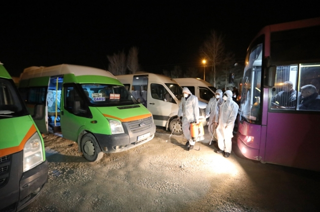 Van'da koronavirüs önlemi: Toplu taşıma araçları ilaçlanıyor